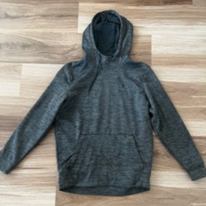 Under Armour Pullover Hoodie Heathered Gray with Black Logo